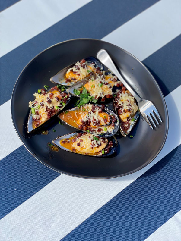 a mussel dish recipe in Portarlington, knownas the Mussel Capital of Victoria
