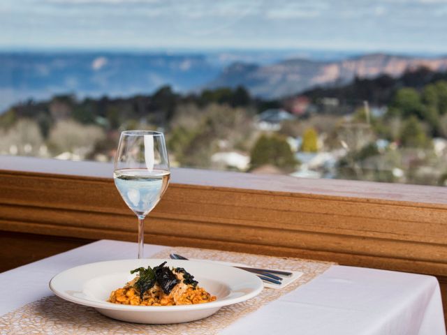 dining at Jamison Views Restaurant