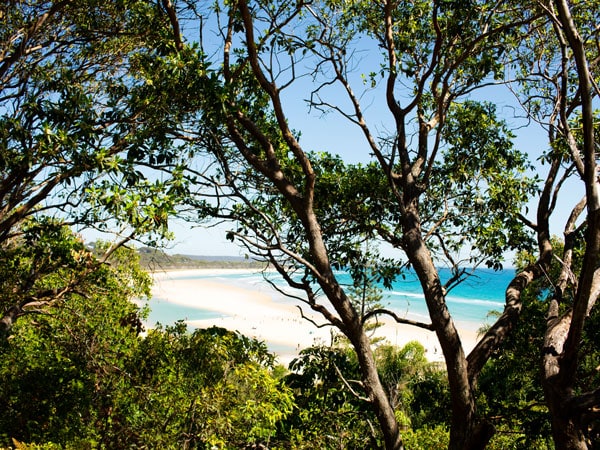 a scenic view of Minjerribah (North Stradbroke Island)