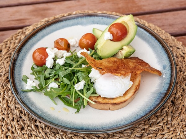 food on the plate at Sal Salis Ningaloo Reef