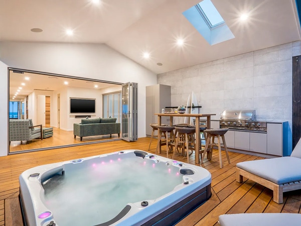 a private tub at The Beach House at Merewether