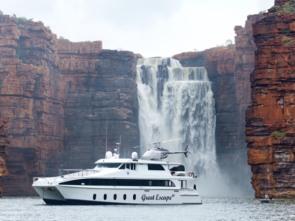 The Great Escape Charter Company during a Kimberley cruise
