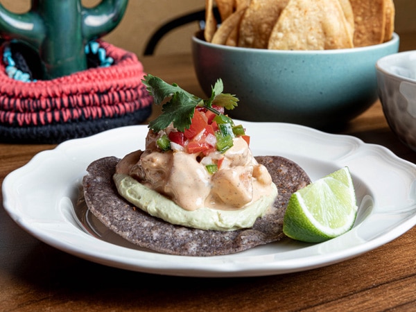 a plate of Mexican food at Zoe's, 35 Govetts Leap Road, Blackheath