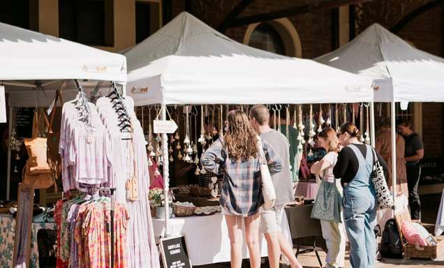 Homegrown Markets at the Station in Newcastle, NSW