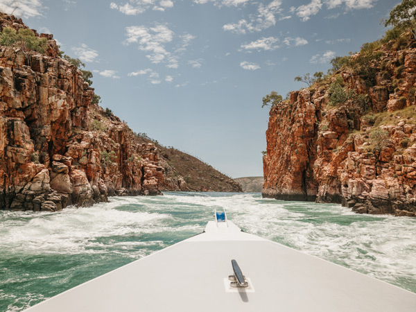 cruising along Horizontal Falls, Talbot Bay