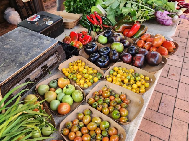 fresh veggies at Bilpin Community Markets and Café