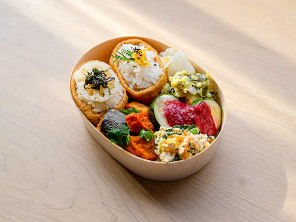 the vegan bento box at Hareruya Pantry, Carlton