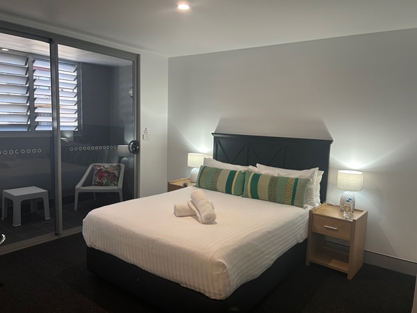 the bedroom studio at Crown on Darby, Newcastle