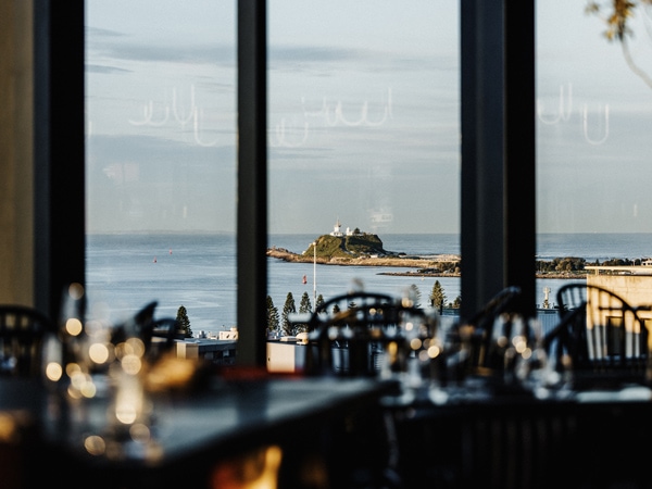 rooftop views at Crystalbrook Kingsley, Newcastle