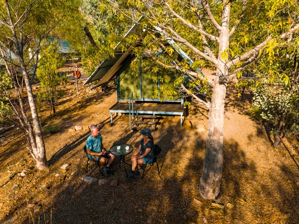 an aerial view of the El Questro Wilderness Park