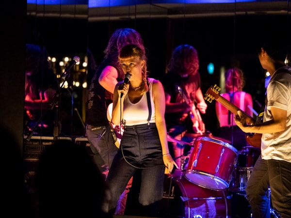 a live music performance at Golden Age Cinema & Bar, Surry Hills