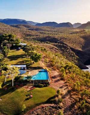 Lake Argyle Resort aerial view
