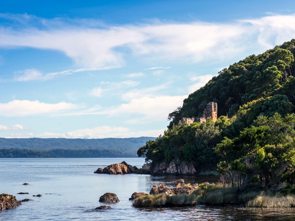 the Sarah Island in Tasmania