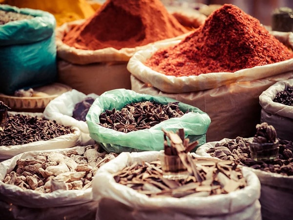 traditional spices at Springwood Growers Market, Springwood