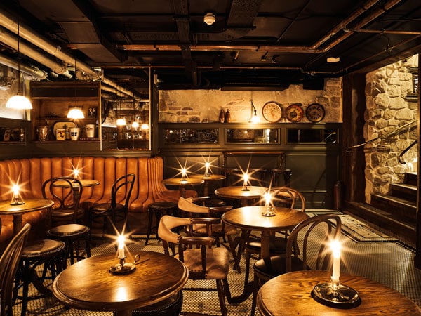 an underground drinking den at The Cumberland in Manly, Sydney