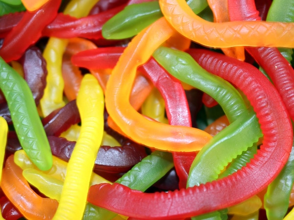 Allen's Jellies in different colours