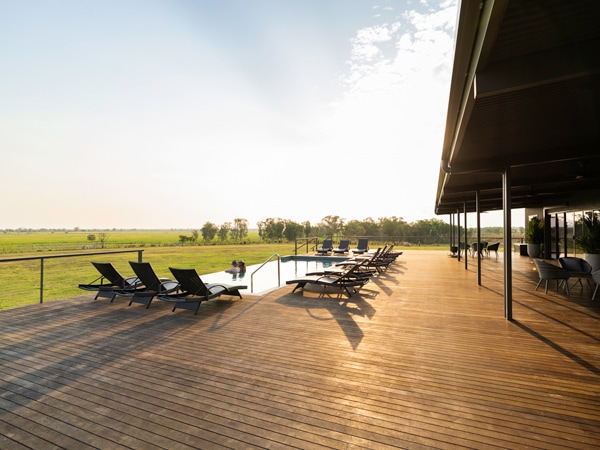 an outdoor pool at Finniss River Lodge, NT