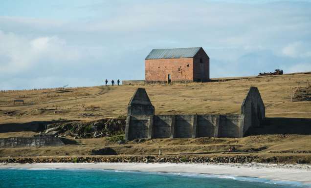 the Convict Barn and Clinker Store at Maria Island