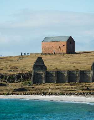 the Convict Barn and Clinker Store at Maria Island