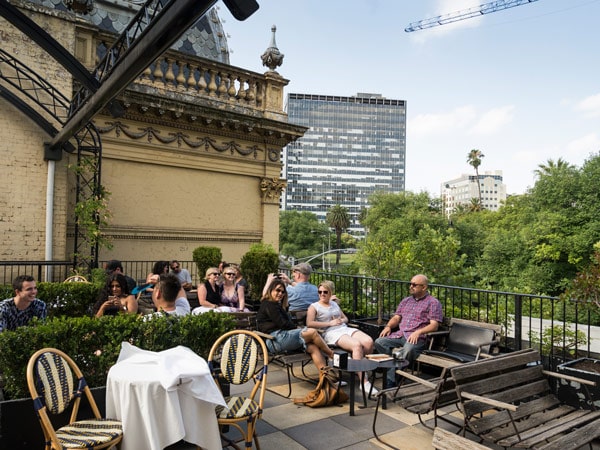 al fresco dining at Siglo, Melbourne CBD