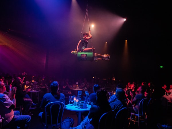 cabaret queen Victoria Falconer performing at the Smashed: The Brunch Party, Sydney Festival