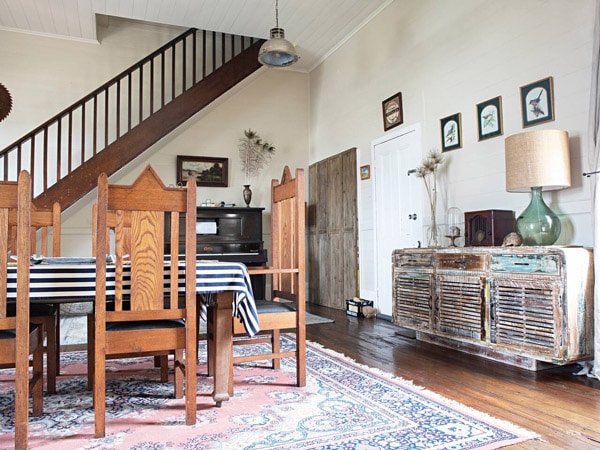 the rustic interior of Toad Hall