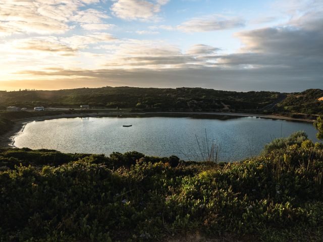Pool of Siloam at sunset