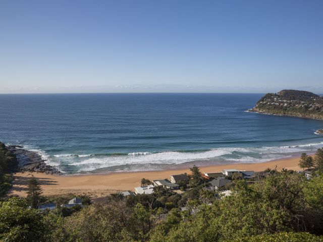 Whale Beach, Sydney from above