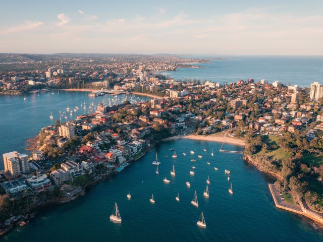 Manly Beach from above
