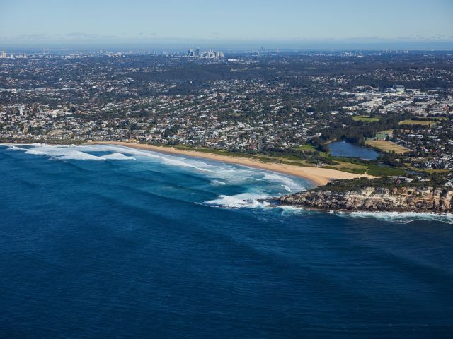 Dee Why Beach from above