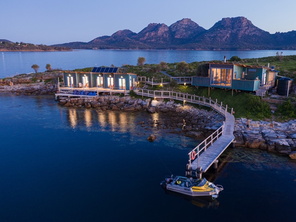 Picnic Island in Tasmania