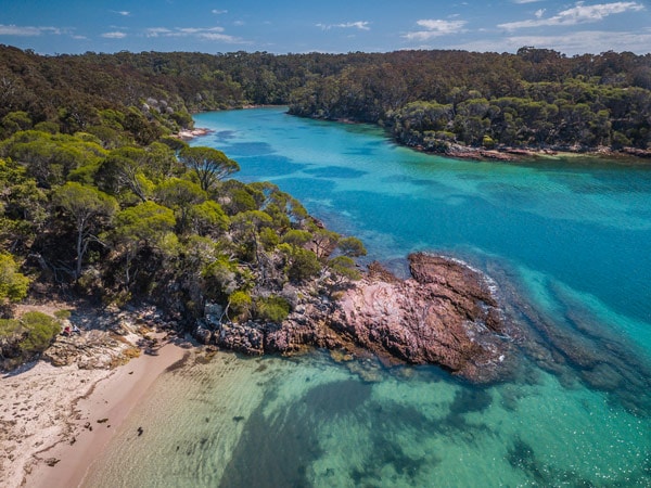 the Bittangabee Bay in Beowa National Park