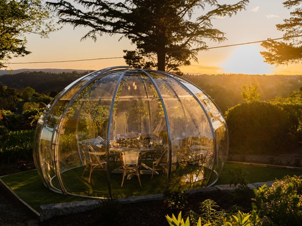 The Bunker Leura's Dining Dome in the Blue Mountains