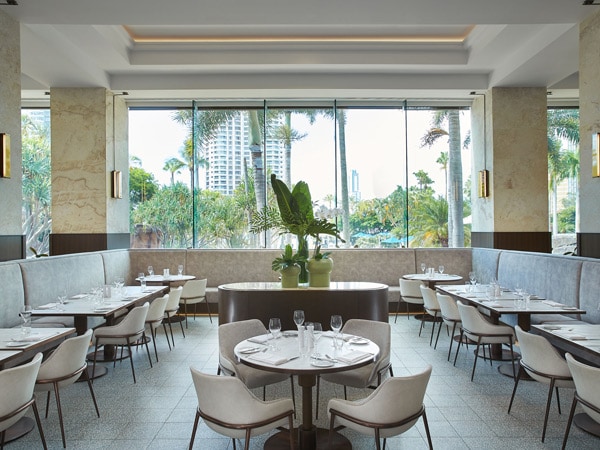 the bright and spacious restaurant interior at Citrique
