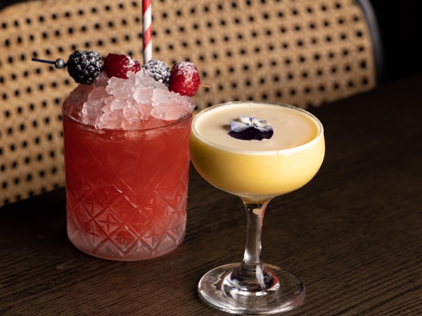 cocktail drinks at The Pearl, Canberra