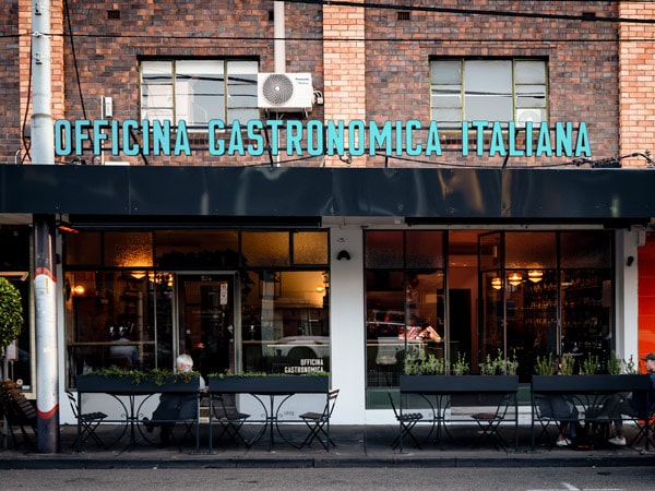 the exterior of Officina Gastronomica Italiana