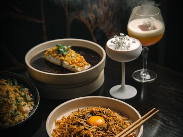 food and drinks at Lilymu, Parramatta Square