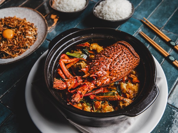 a close-up of food at Lilymu, Parramatta Square