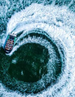 an aerial view of Arro Jet on the Gold Coast, Qld