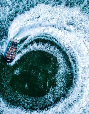 an aerial view of Arro Jet on the Gold Coast, Qld