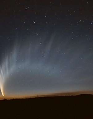 Astronomic event lights up the night sky