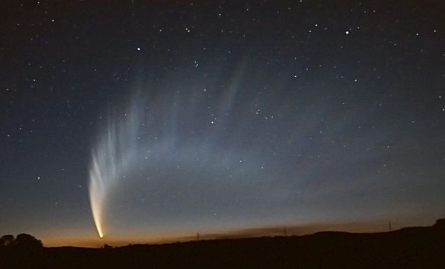 Astronomic event lights up the night sky