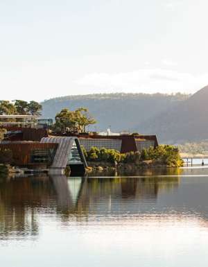 the Museum of Old and New Art (MONA) in River Derwent in Berriedale