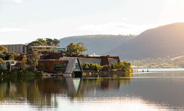the Museum of Old and New Art (MONA) in River Derwent in Berriedale