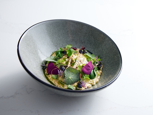 a bowl of food at Hearth