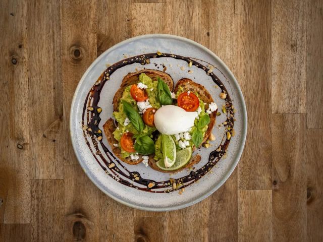 avo toast at Lily’s Pad, Leura