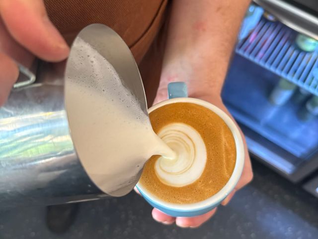 coffee at Café Leura