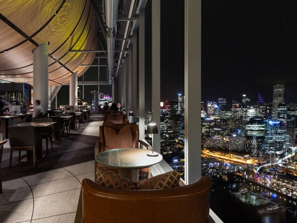 city views from Lumière on Thirty Five, Sofitel Sydney Darling Harbour