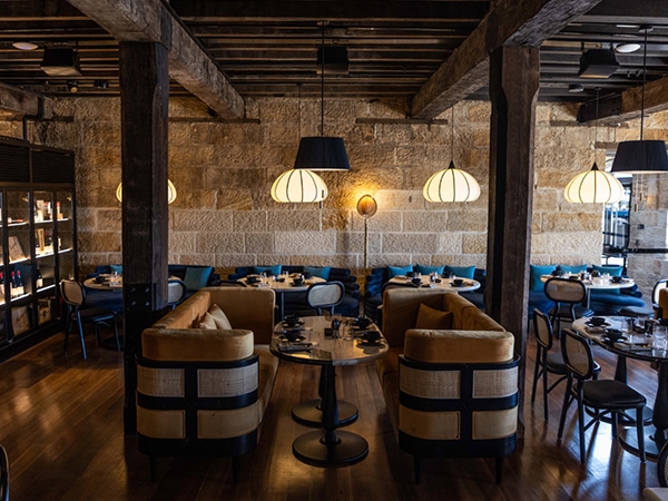 A sustainably focused restaurant with Opera House views.