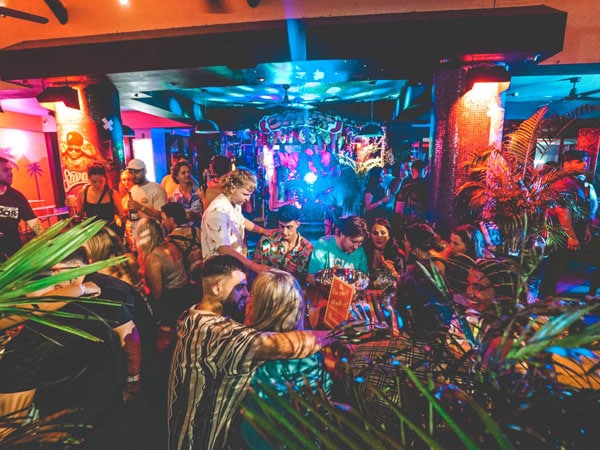 people having fun at Monsoons